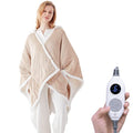 Light Grey 50 x 60 Inch Wearable Heated Throw Blanket R8177