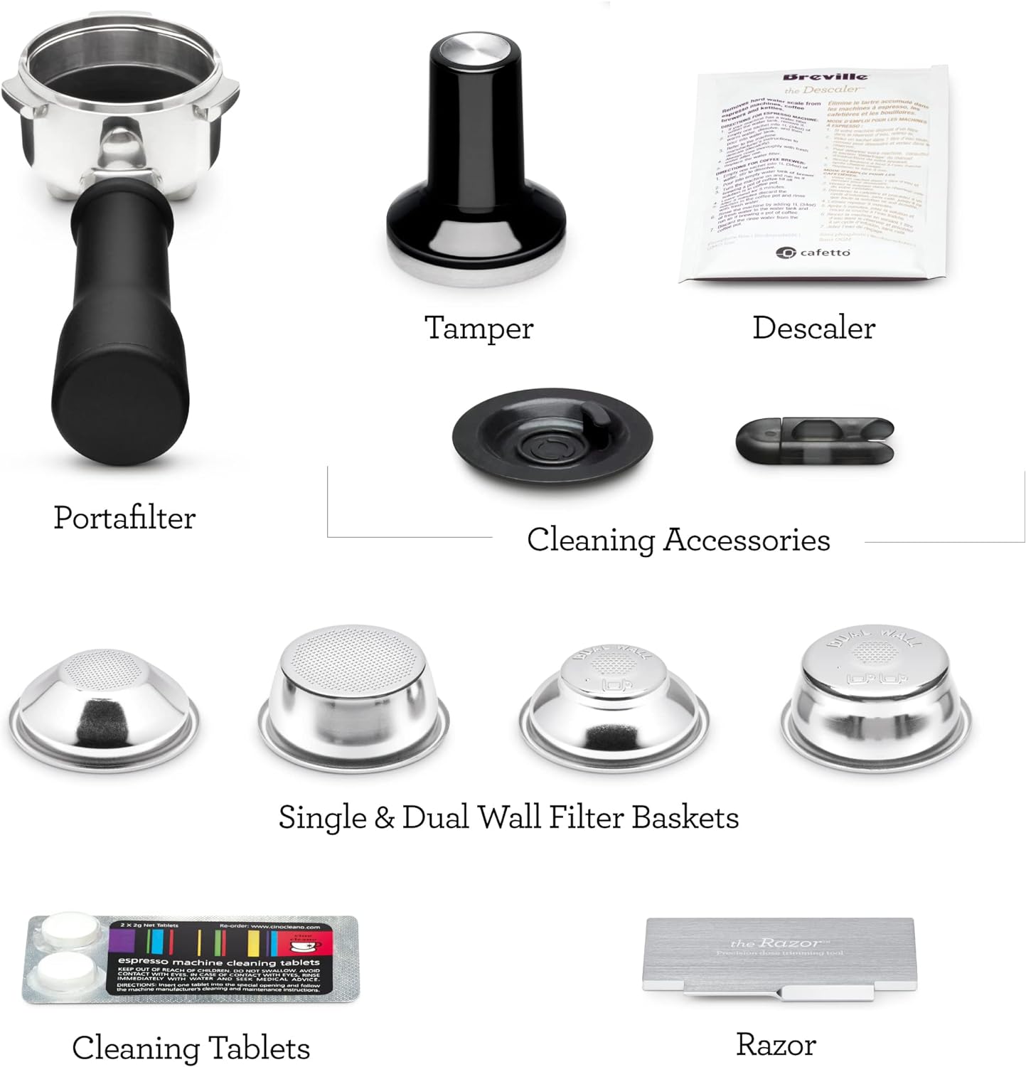 Brushed Stainless Steel Espresso Machine C127217