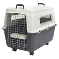 Plastic Rolling Wire Door Travel Dog Crate A143131