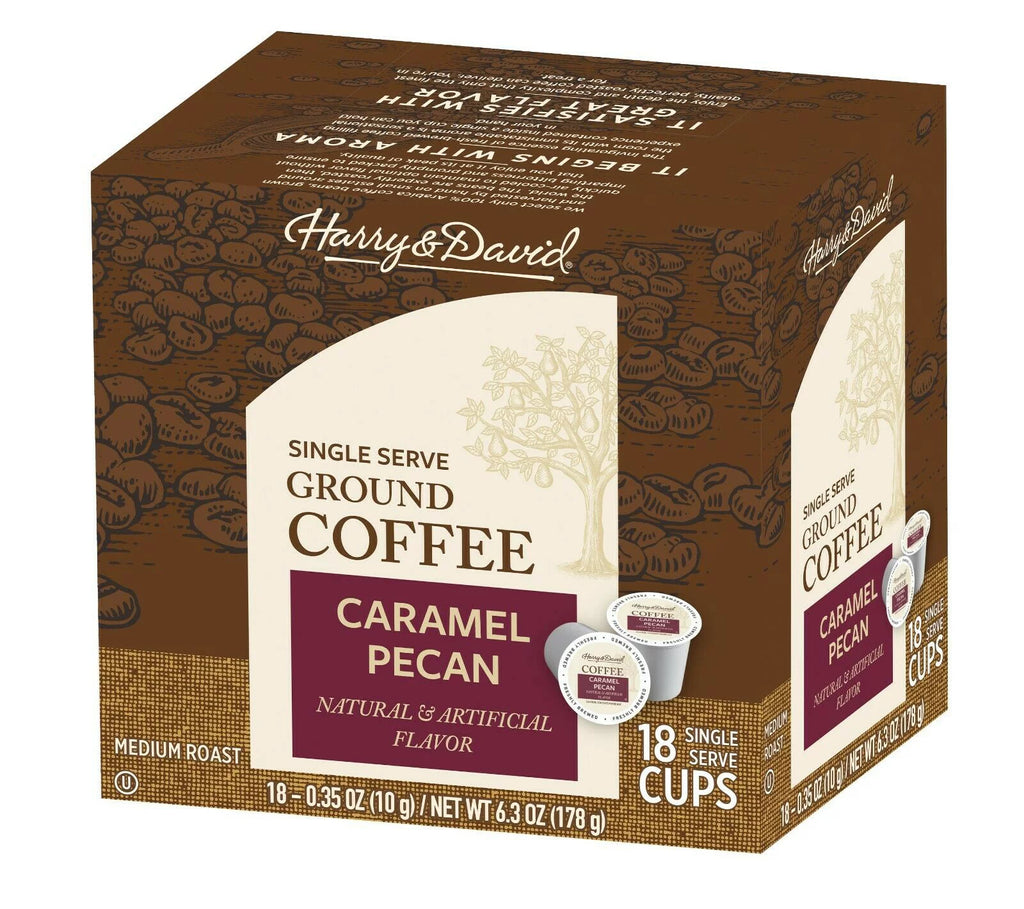 Coffee Combo, Chocolate Cherry Decadence, Caramel Pecan 2/18 ct boxes I498