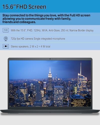 15.6" FHD Touchscreen Laptop, 13th Gen Intel i7-1355U, 64GB RAM, 2TB SSD, Win 11 Pro N61370