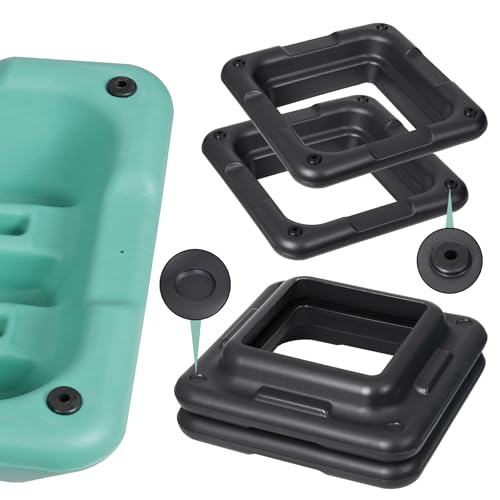 16" x 16" Adjustable Aerobic Stepper with 4 Risers, Green Y4784