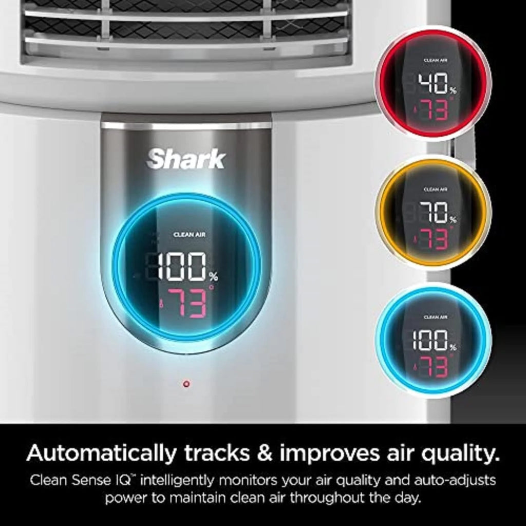 Open Box 3-in-1 Air Purifier Heater Fan HEPA Filter White A7609