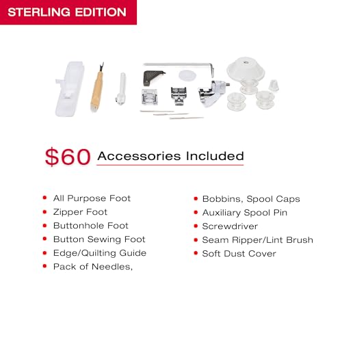 Heavy Duty Sewing Machine with Accessory Kit B824