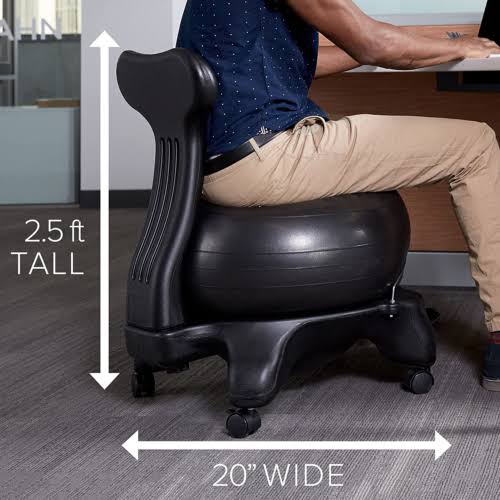 Blue Ergonomic Balance Ball Chair E20747