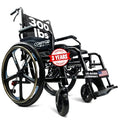 Black 17.5" Seat Width Self Propelled Wheelchair K894896