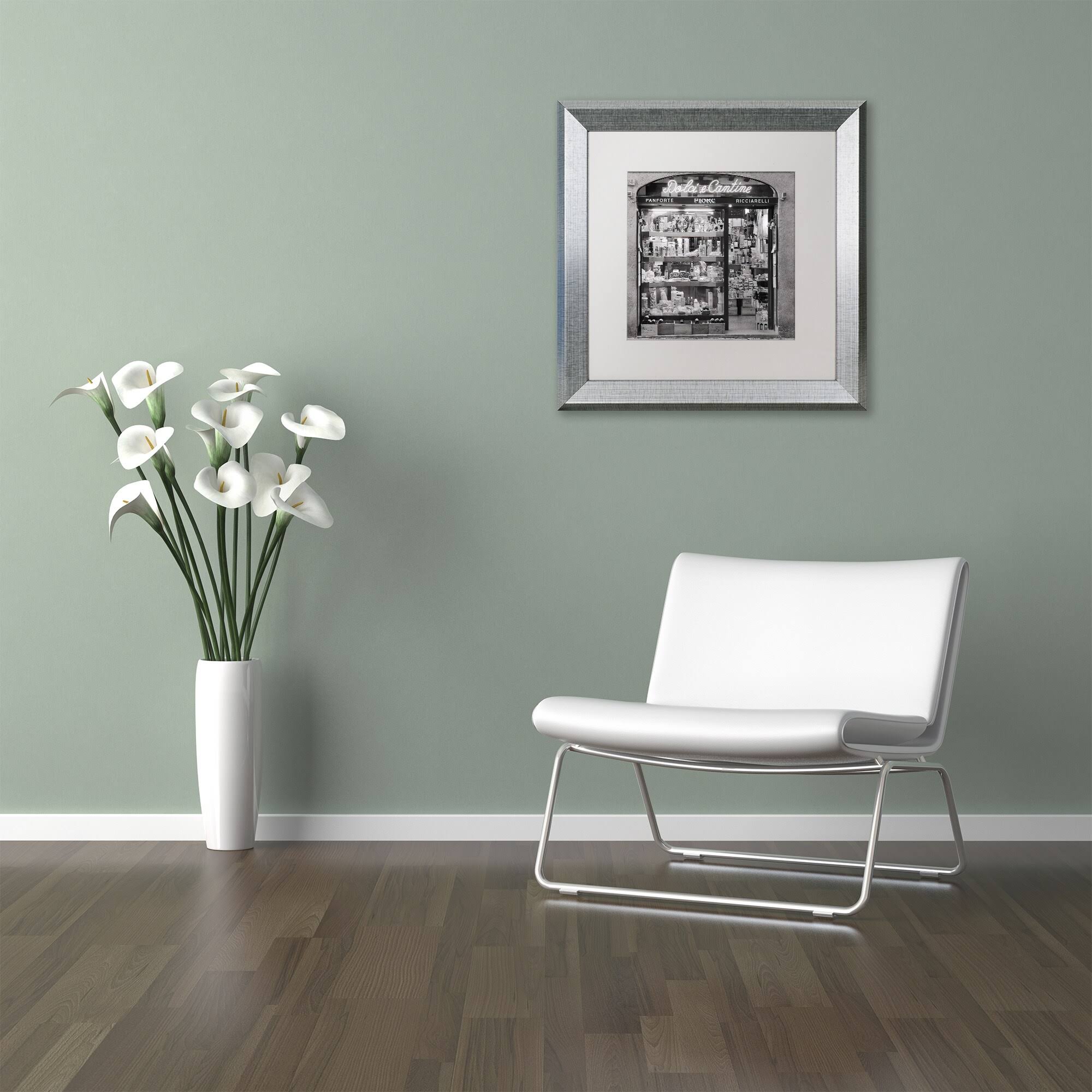 Contemporary Matted Framed Art F36993