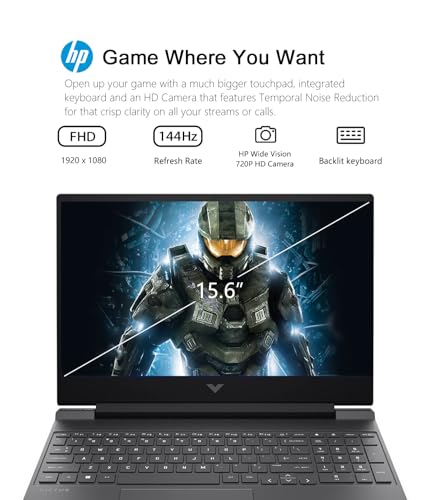 15.6 inches 144Hz FHD Anti-Glare Display AMD Ryzen 5 16GB RAM 1TB SSD NVIDIA GeForce RTX 4050 Backlit Keyboard Win11 Mica Silver Gaming Laptop M607