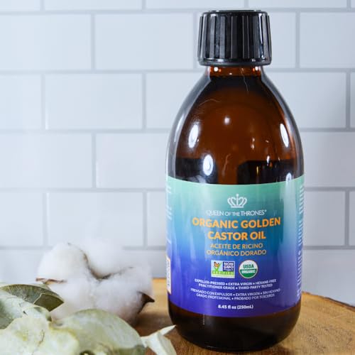 Organic Golden Castor Oil 8.4 oz C5638