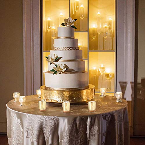 72pcs Mercury Glass Gold Votive Candle Holders D5607