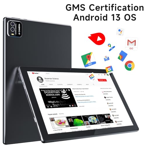 10 Inch 2 in 1 Tablet with Keyboard, 8 GB+128 GB+1 TB, Black L96682
