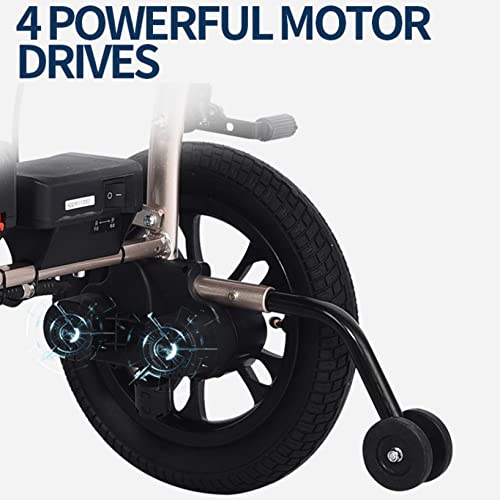 Lightweight Electric Power Wheelchair 380W Motor Portable Travel Wheel Chairs Y36970