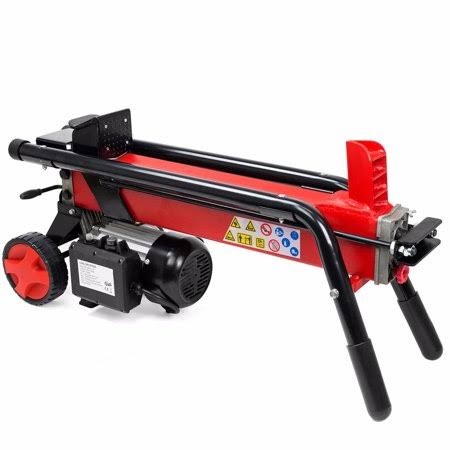 Black 7-Ton Hydraulic Log Splitter with Wheel G6132