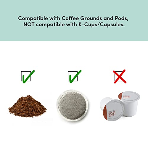 Black Compact Single-Serve Coffee Maker with 14Oz. Stainless Steel Travel Mug W8133