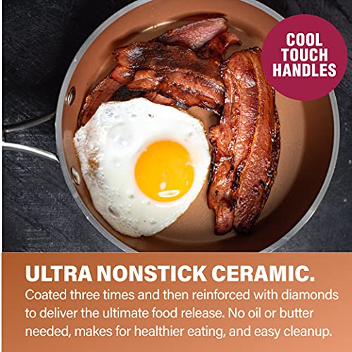 Hammered Pots, Pans and Frying Pan Set G812608