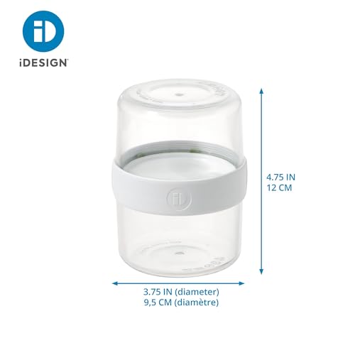 Recycled Plastic Medium Cabinet and Pantry Storage Canister O798574