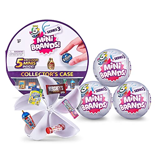 Mini Brands Collector's Kit, 3 Mystery Capsules + 1 Case J946990