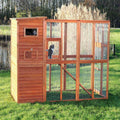 Wooden Outdoor Cat Run M7406