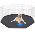Black 8 Panel 24 Inch Pet Playpen W42033
