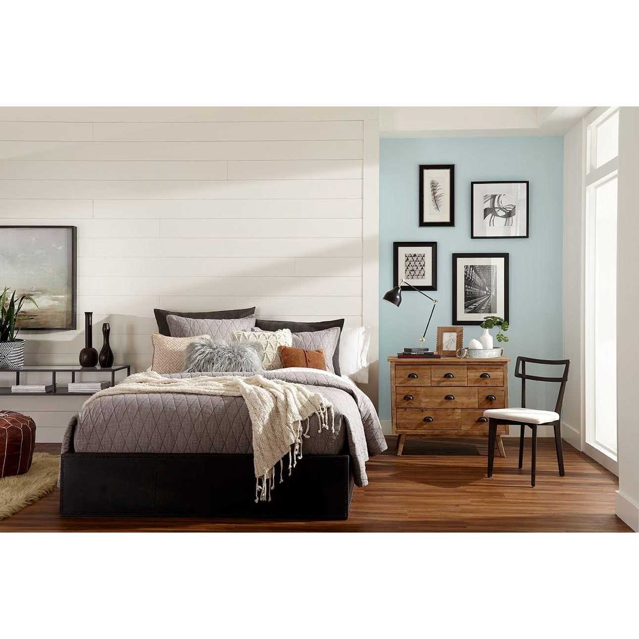 Painted White MDF Shiplap Wall Plank S72556
