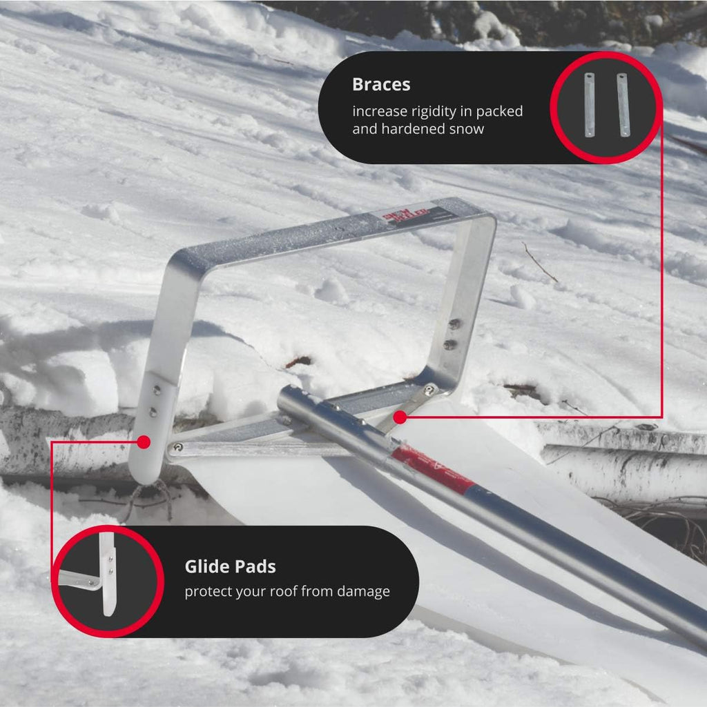 20 ft. Reach Aluminium Roof Snow Removal Tool H70082
