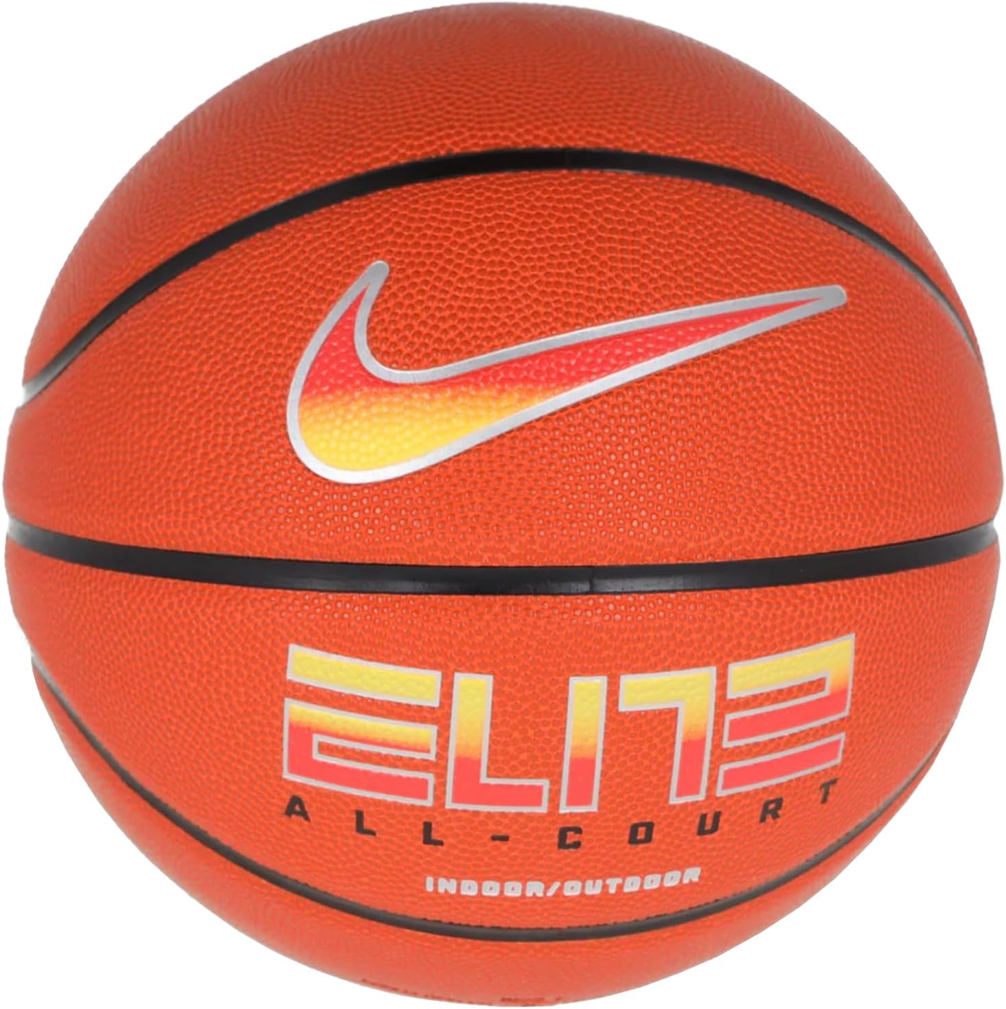 Deflated Basketball Ball, Amber/Black, 7 N710