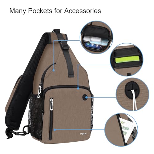 Sling Backpack Bag with USB Charging Port I865