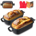 Cast Iron Loaf Pan with Lid W9585