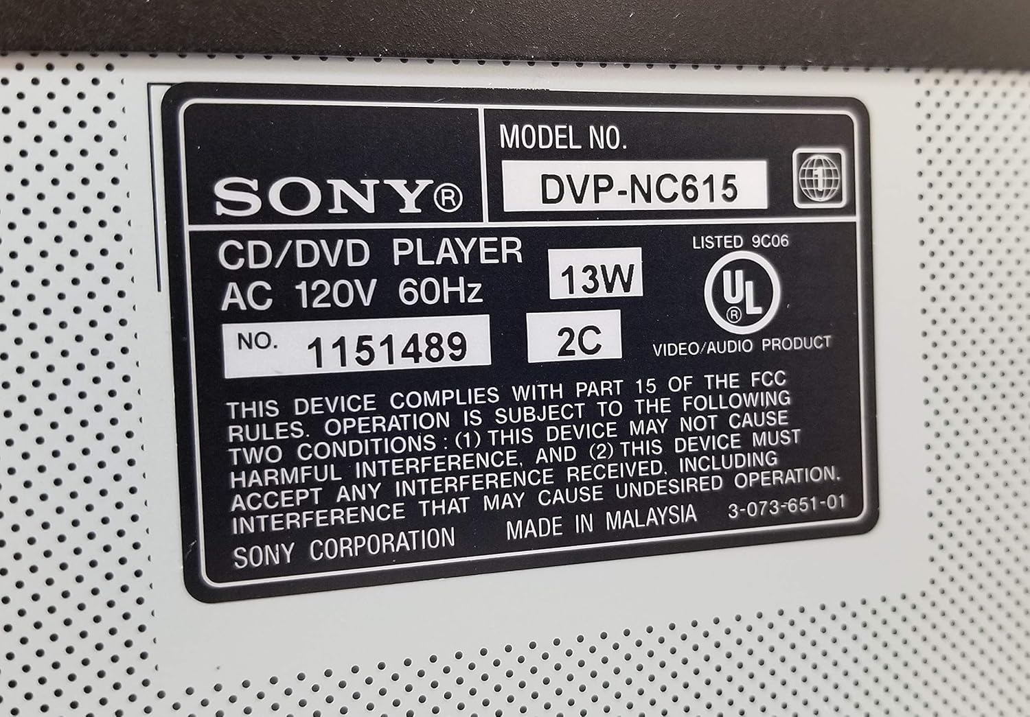 5-Disc DVD Changer L898