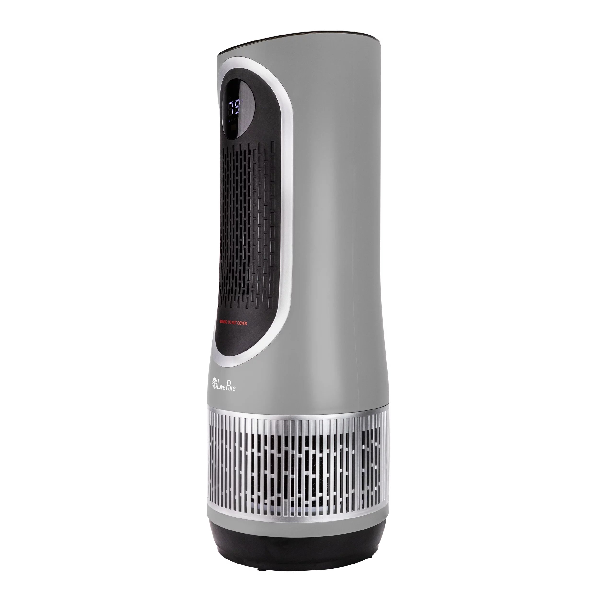 Gray 2 in 1 Air Purifier & Heater with HEPA Filtration C140324