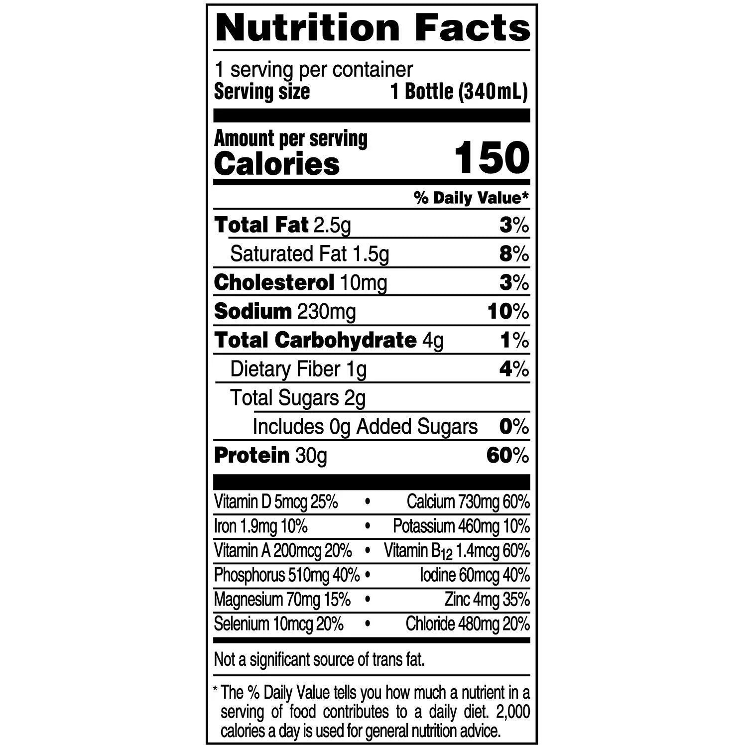 12 Pack 11.5 fl oz Chocolate Protein Shake O571