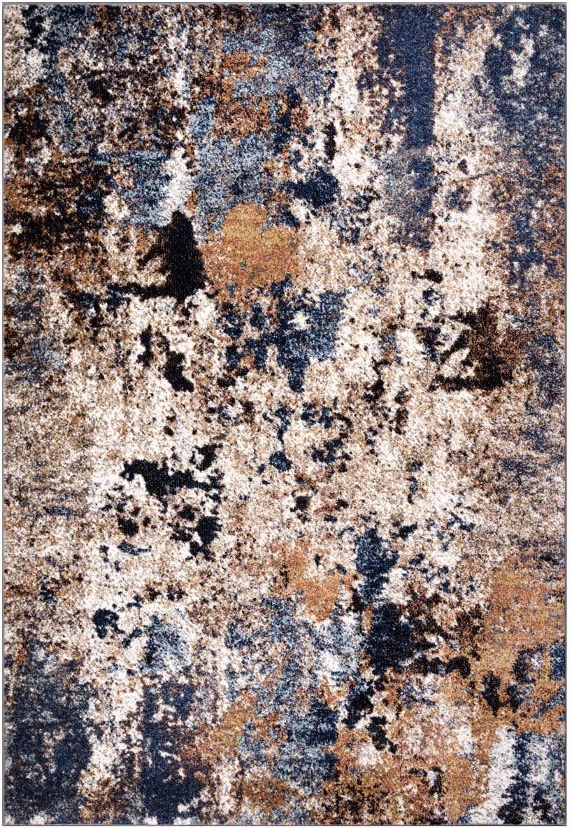 6x9 Non-Shedding Abstract Area Rug I173747