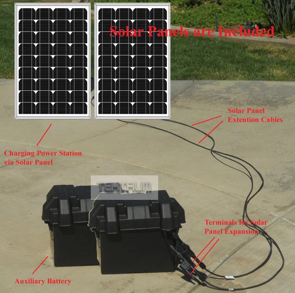 Portable 1500w Power Source Station with 1200Wh/100Ah Battery D41798