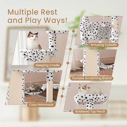 Grey Cat Tree with Sisal Scratching Posts Z437837