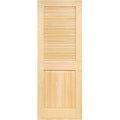 Solid Wood Louvered Slab Door I1420