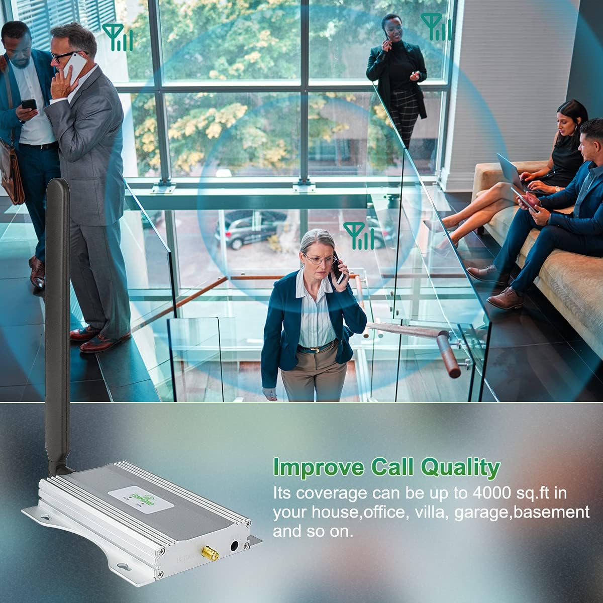 Cell Phone Signal Booster 5G 4G LTE Band12/17 for Home K69175