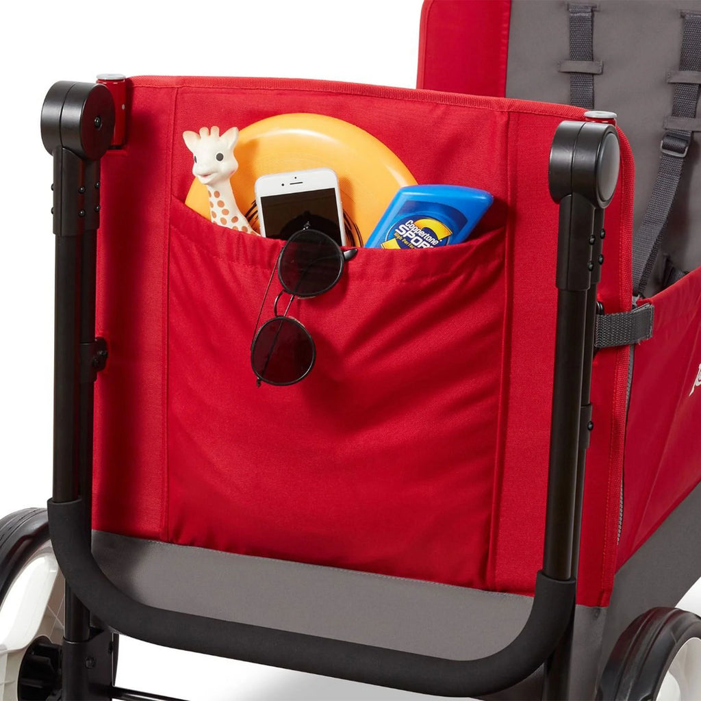 Red/Black Convertible Stroll N Wagon with Pull & Push Handle J212790