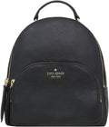 Black Medium Leather Backpack K912