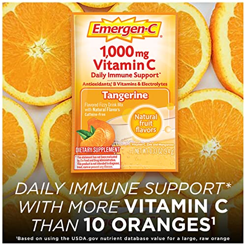 1000mg Vitamin C Powder with Antioxidants, B Vitamins and Electrolytes, Strawberry Kiwi Flavor - 30 Count Z25061