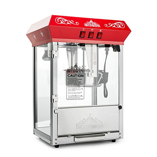 Black 8-Ounce Popcorn Machine N4007