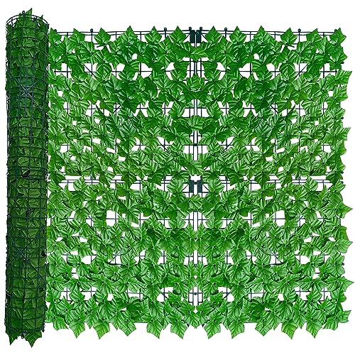 40X120 in UV-Anti Faux Ivy Leaf Fence Panels L8288