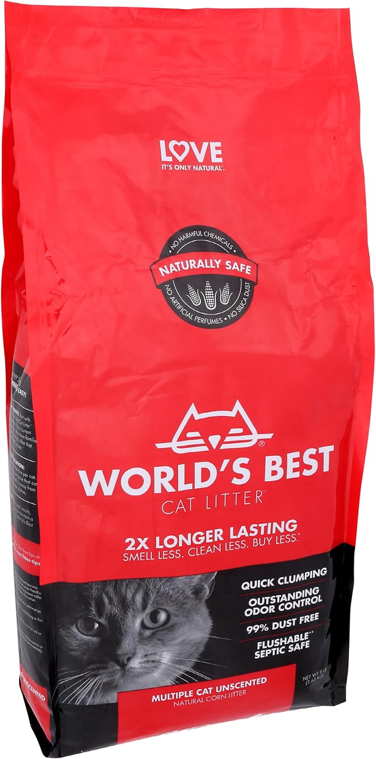 Unscented Clumping Cat Litter, 8 LB (Pack of 1) Q15897