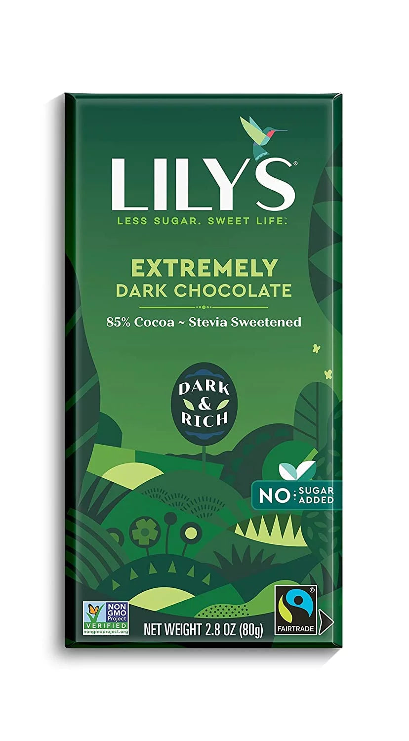 85% Dark Chocolate Bar 2.8 oz Pack of 4 J86202