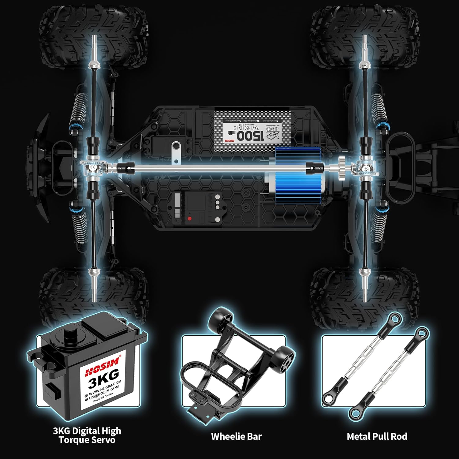 1:10 Scale 48+ KMH Remote Control Car & 1:14 Fast 52+ KMH High Speed RC Truck Z486