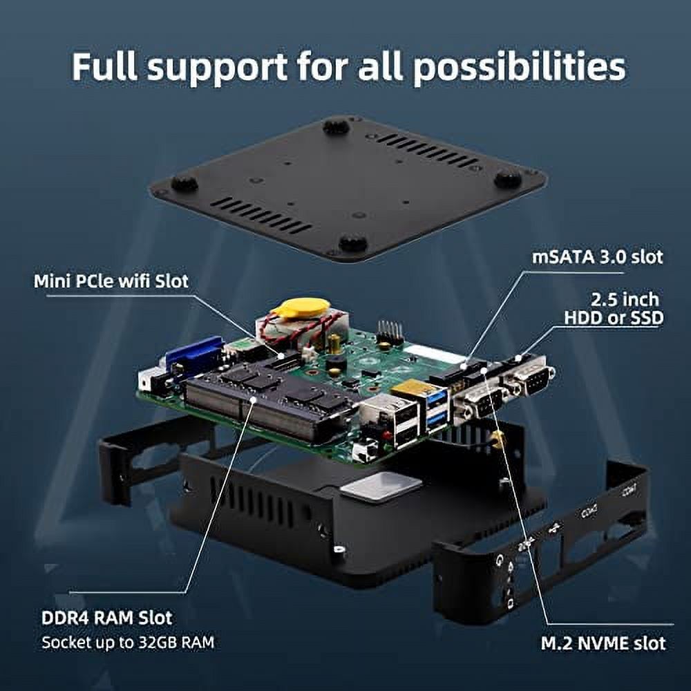 32GB DDR4 RAM 512GB SSD Fanless Mini PC O193549