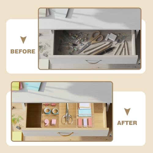 Clear Acrylic Desk Drawer Organizer Set 4 Pack G568