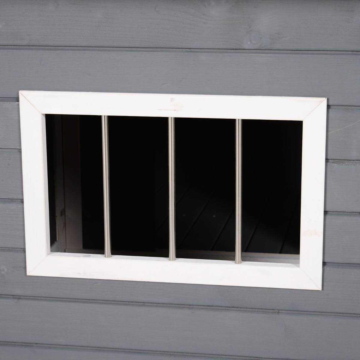 59x64x39 Wood Large Dog House with Porch Deck B739949