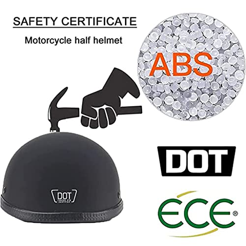 Half Shell Skull Cap Motorcycle Helmet C4672