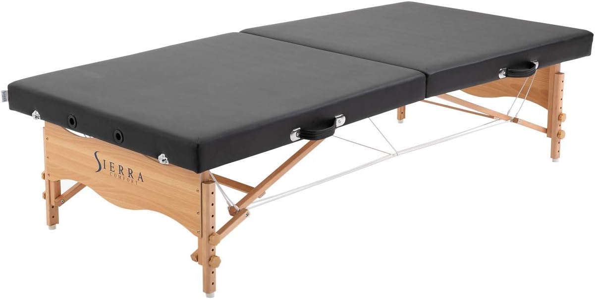 Black Low-Level Massage Table Q101303