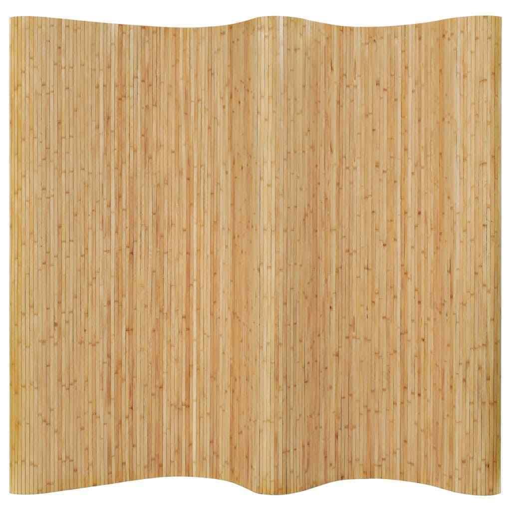 Bamboo Room Divider 98.4x22x65x22 Natural P17023